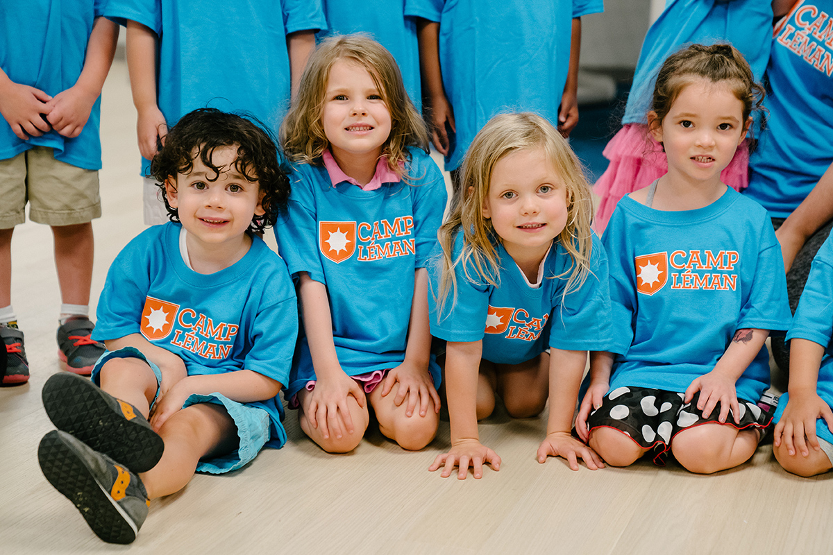 Campers in uniform